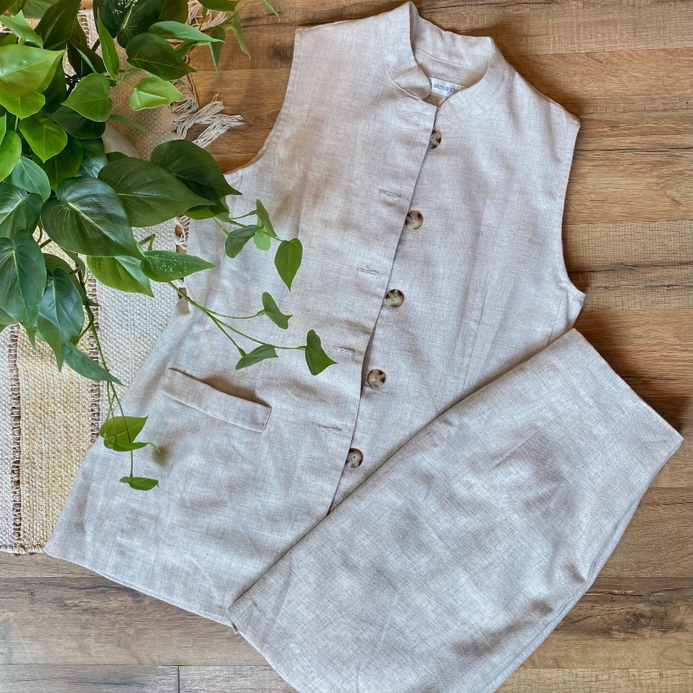 Vintage Made in the USA suit and skirt | Sarah Alexander set | two piece suit